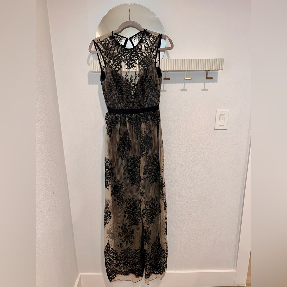 Backless Black Formal Dress